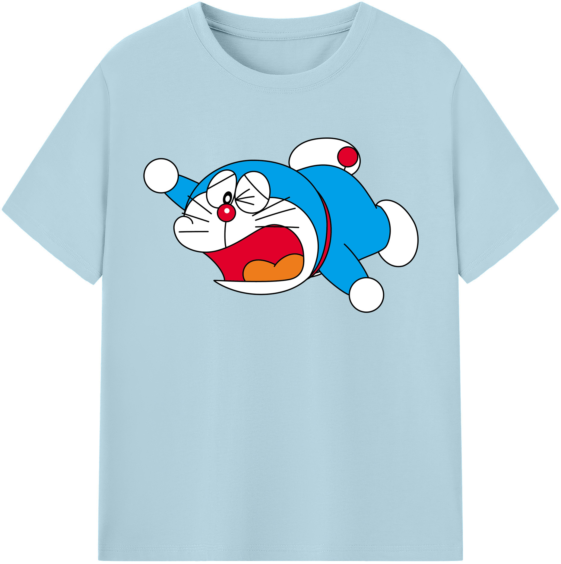 （画像用） ドラえもん Doraemon 綿100％半袖Tシャツ（フロントプリント）